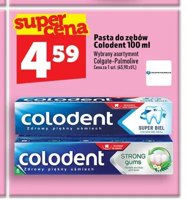 Pasta do zębów Colodent Strong Gums promocja w TOPAZ