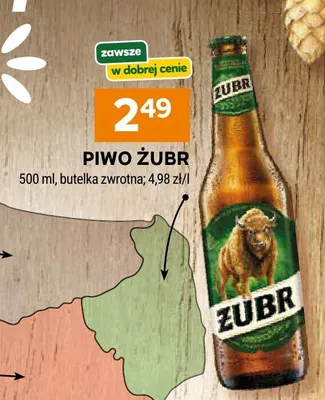 Piwo Żubr promocja w Stokrotka