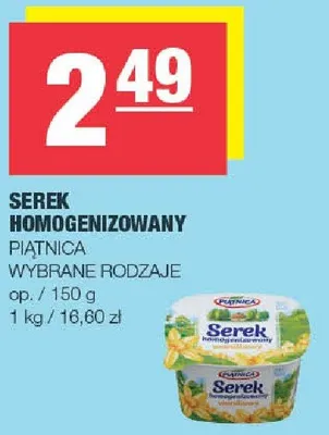 Serek homogenizowany wybrane rodzaje promocja w SPAR