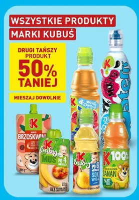 Mus Kubuś brzoskwinia 200g promocja w Aldi