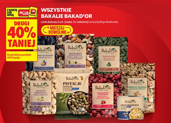 Mieszanka bakaliowa Bakad'Or Selection promocja w Biedronka