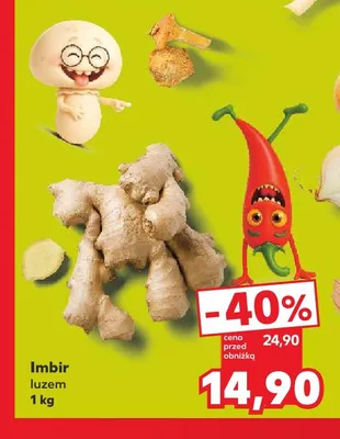 Imbir luzem promocja w Kaufland