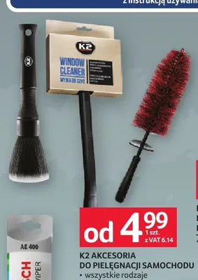 Akcesoria do pielęgnacji samochodu K2 promocja w Selgros