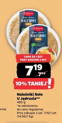 Naleśniki Solo U Jędrusia promocja w Netto