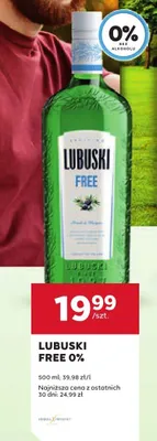 Gin Lubuski Free 0% promocja w Stokrotka