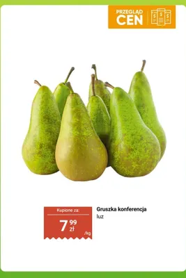 Gruszka konferencja luz promocja w Biedronka