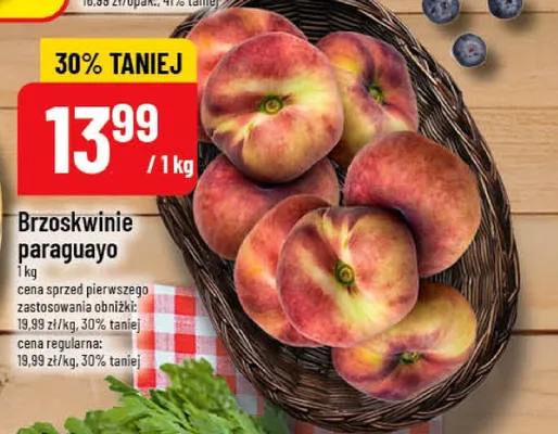 Brzoskwinie paraguayo promocja w POLOmarket