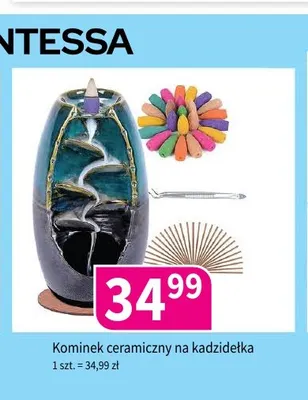 Kominek ceramiczny na kadzidełka Montessa promocja w Drogerie Polskie