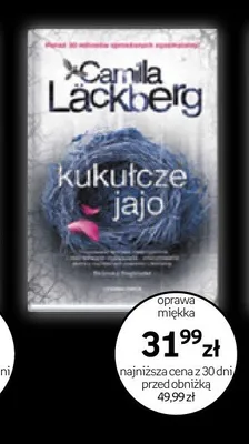Książka Kukułcze jajo Camilla Läckberg oprawa miękka promocja w Empik