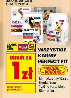 Karmy Perfect Fit promocja w Biedronka