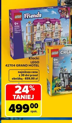 Klocki LEGO 42704 Grand Hotel promocja w Carrefour