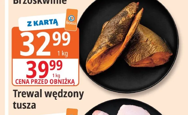 Trewal wędzony tusza promocja w Leclerc