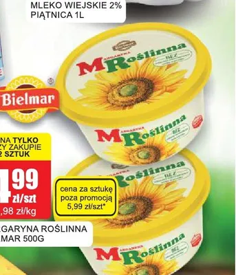 Margaryna Roślinna Bielmar promocja w Bingo