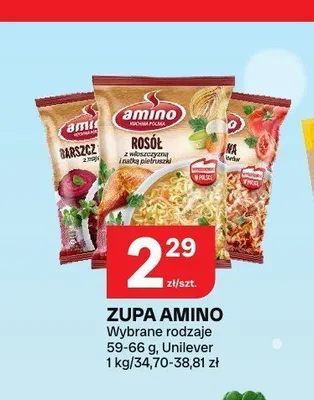 Zupa błyskawiczna Amino Rosół promocja w Chorten