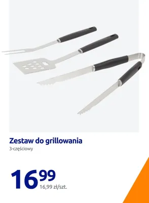 Zestaw do grillowania 3-częściowy promocja w Action