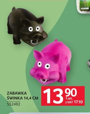 Zabawka świnka 14,4 cm promocja w Selgros