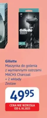 Maszynka do golenia Gillette MACH3 Charcoal promocja w Drogerie DM