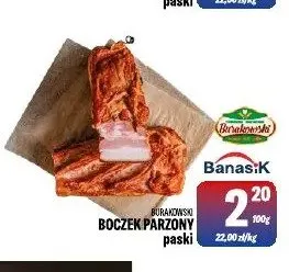 Boczek parzony paski Burakowski promocja w Tomi Markt