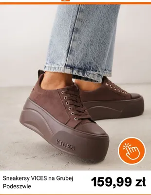 Sneakersy VICES na grubej podeszwie promocja w Born2be