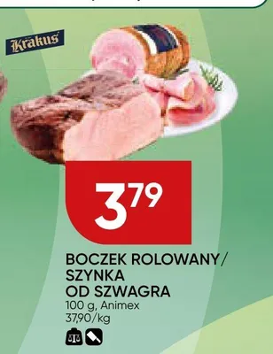 Boczek rolowany/szynka od Zwierza promocja w Chata Polska