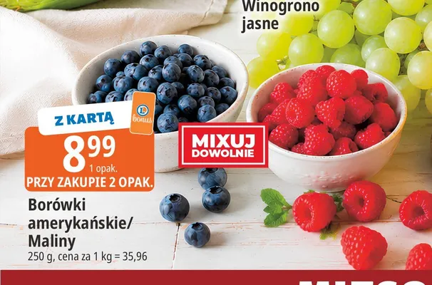 Maliny promocja w Leclerc