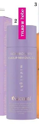 Olejek do demakijażu Nacomi Rich Recovery Midnight promocja w Hebe
