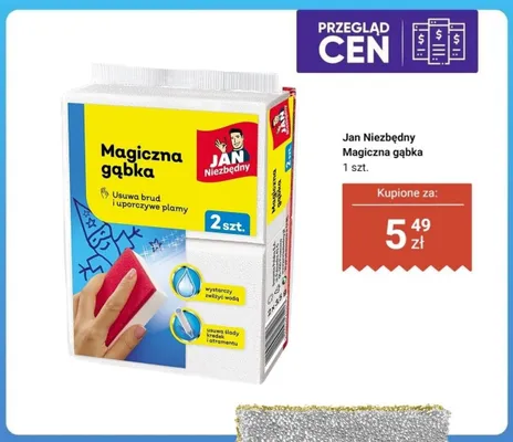 Magiczna gąbka Jan Niezbędny promocja w Dino