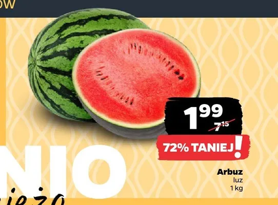Arbuz luz promocja w Netto