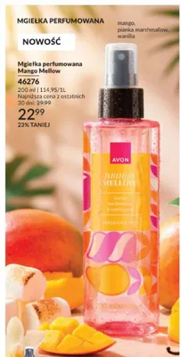 Mgiełka perfumowana Avon Mango Mellow promocja w AVON