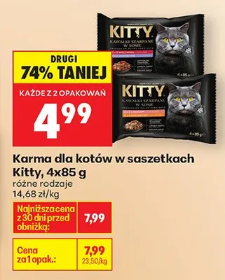 Karma dla kotów w saszetkach promocja w Biedronka