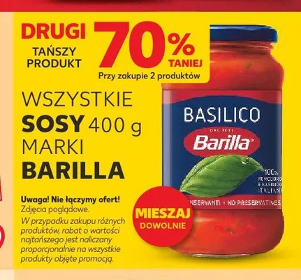 Sos BARILLA Basilico promocja w Kaufland
