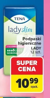 Podpaski higieniczne Tena Lady Slim Normal promocja w Carrefour