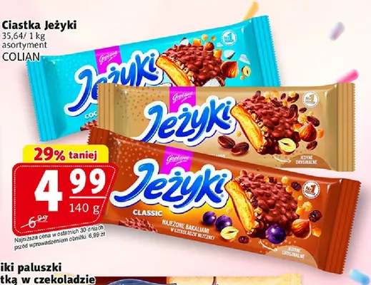 Ciastka Jeżyki Goplana promocja w Prim Market