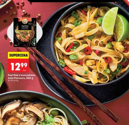 Pad thai z kurczakiem Asia Flavours promocja w Biedronka