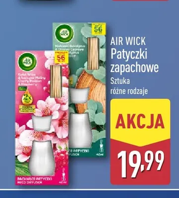 Patyczki zapachowe Air Wick promocja w Aldi