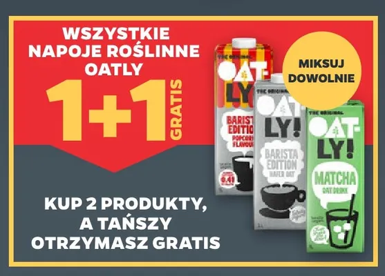 Napój owsiany Oatly Barista Edition promocja w Netto