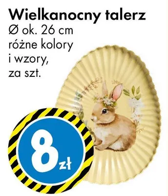 Wielkanocny talerz promocja w Tedi
