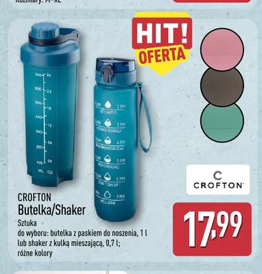 Butelka z paskiem do noszenia 1 l Crofton promocja w Aldi