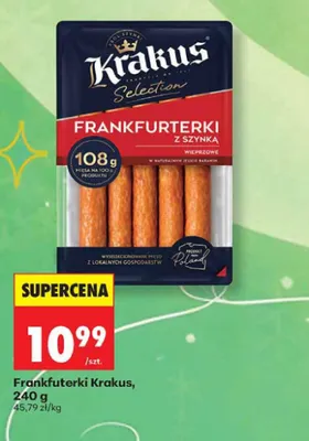 Frankfurterki Krakus promocja w Biedronka
