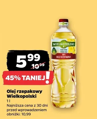 Olej rzepakowy promocja w Netto