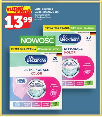 Listki do prania Dr. Beckmann promocja w TOPAZ