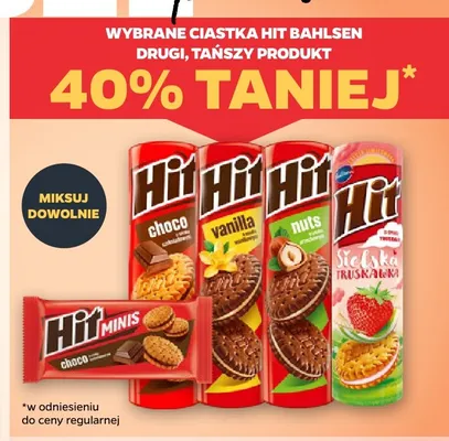 Ciastka Hit Sielska Truskawka Bahlsen promocja w Netto