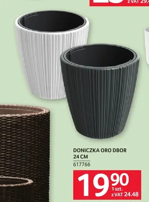 Doniczka Oro Dbor 24 cm promocja w Selgros