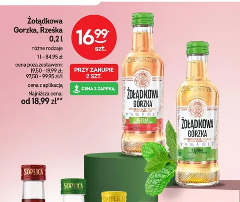 Wódka Gorzka Rzeska 0,2l promocja w Żabka