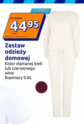 Zestaw odzieży domowej promocja w Action