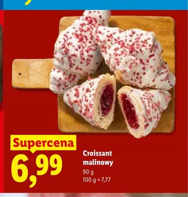 Croissant malinowy promocja w Lidl