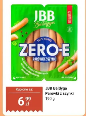 Parówki z szynki promocja w Dino