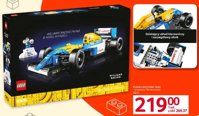 Klocki LEGO Icons 10353 promocja w Selgros