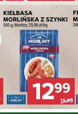 Kiełbasa morlińska z szynki Morliny promocja w Stokrotka