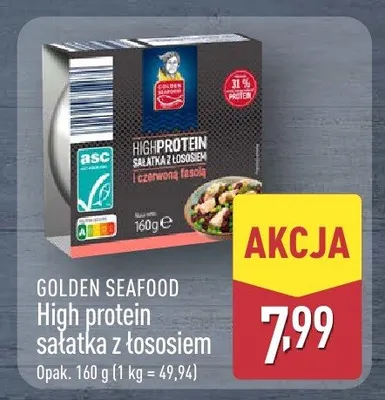 High protein sałatka z łososiem promocja w Aldi